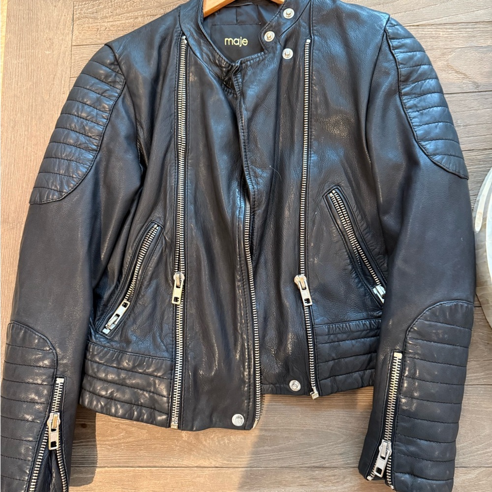 Maje Black Jacket Size 36